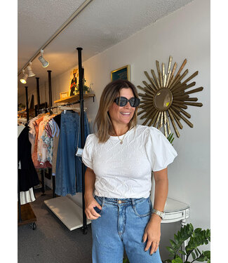 Flower White Top