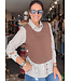 Vest Brown Shirt