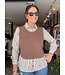 Vest Brown Shirt