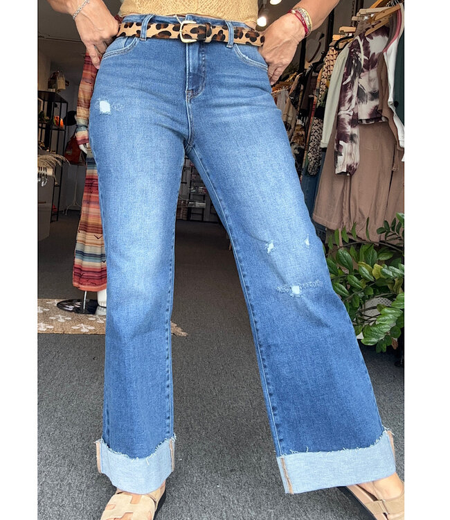 Cuffed Jeans