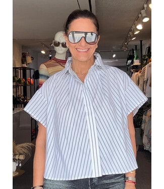 Stripe Oversize Shirt