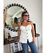 Strapless Buttoned Top