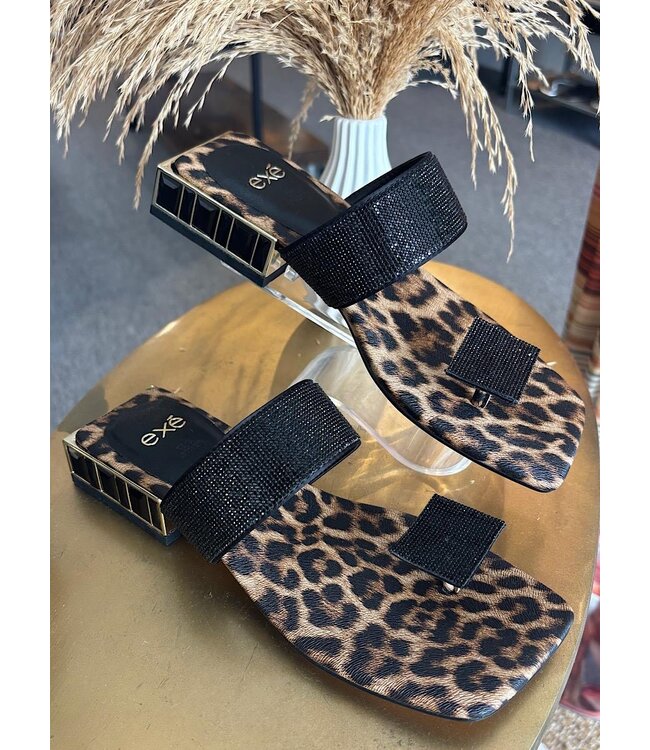 Leopard Sandal