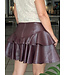Leather Mini Skirt