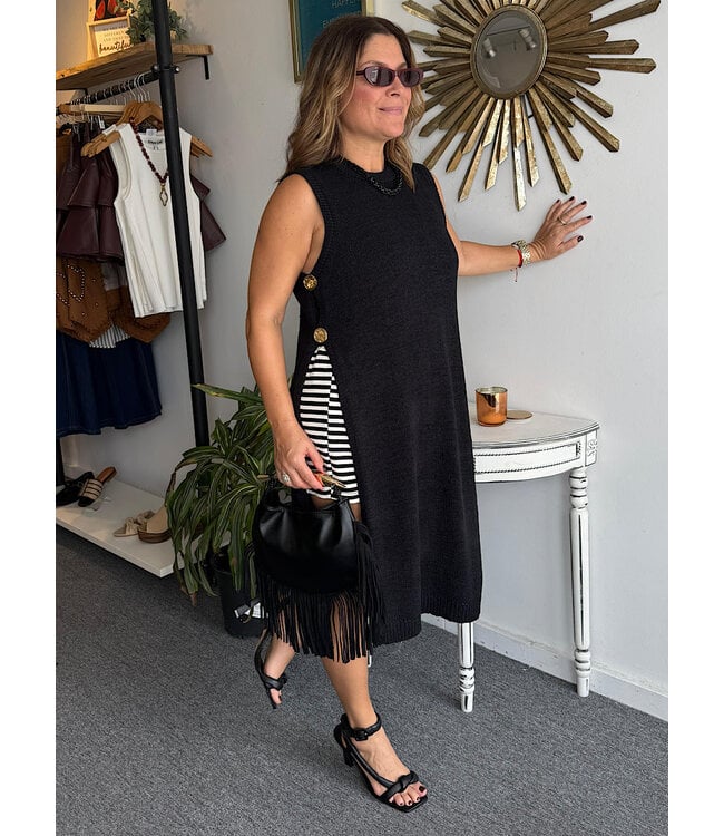 Sleeveless Sweater Black