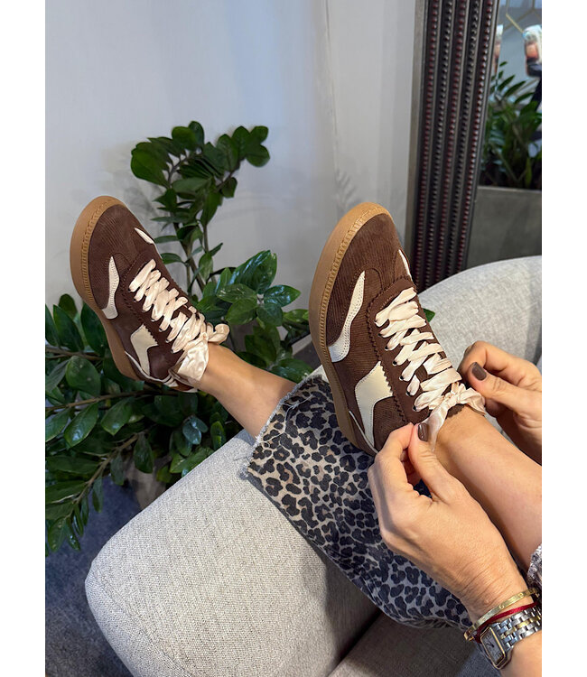 Chocolate Corduroy Sneaker