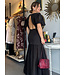 Mixed Black Maxi Dress