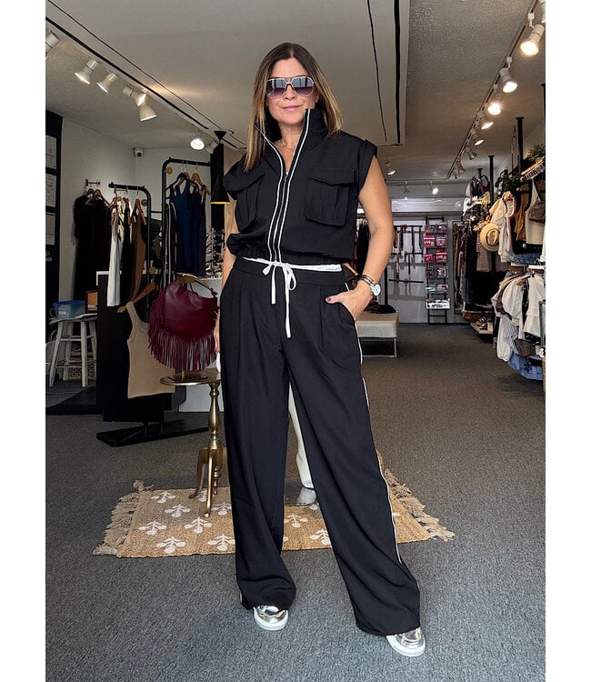 Black and White Matching Set