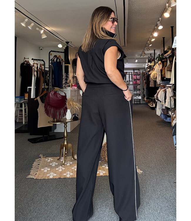 Black and White Matching Set