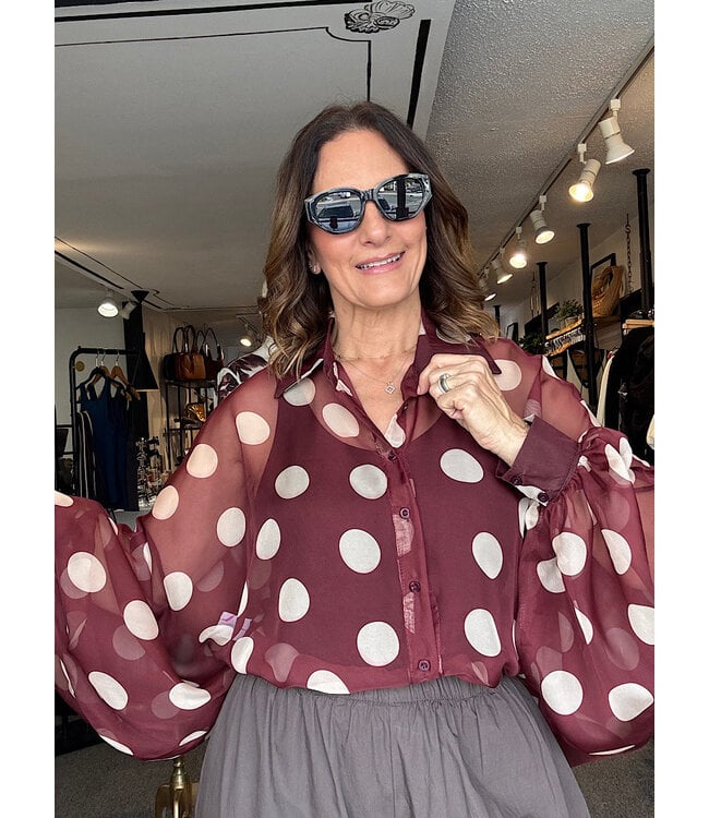 Polka Dot Blouse
