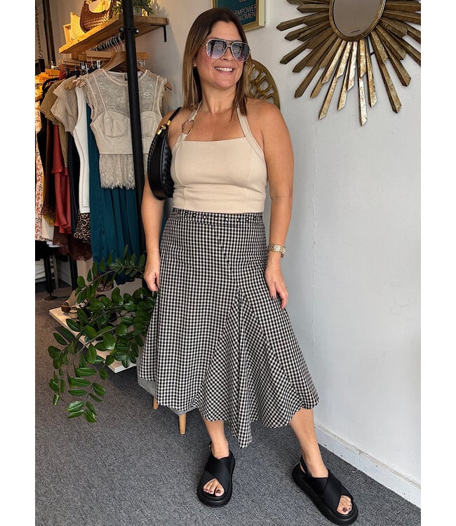 Gingham Skirt