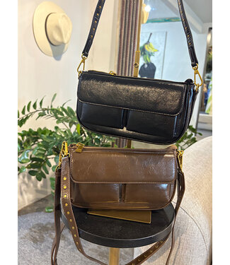 Aria Espresso Shoulder Bag