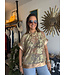 Metallic Patterned Top
