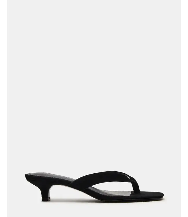 Black Suede Kitten Heels