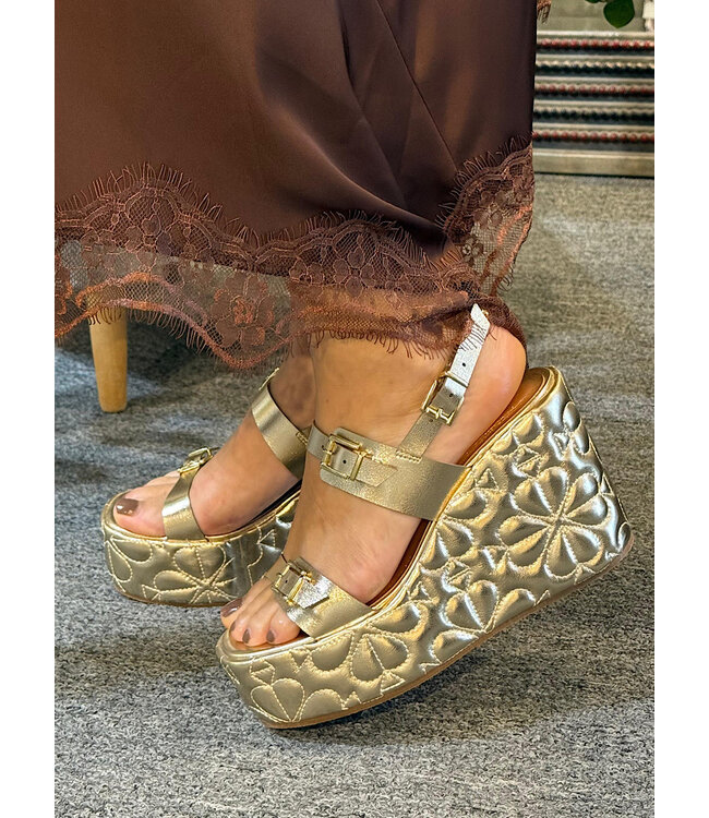 Wedge Sandal Champagne