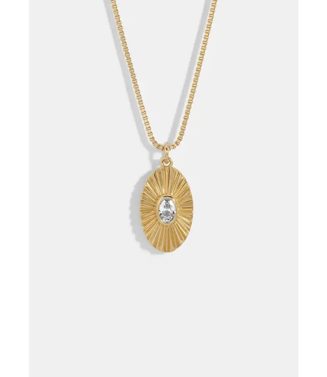 Puesta Del Sol Oval Pendant