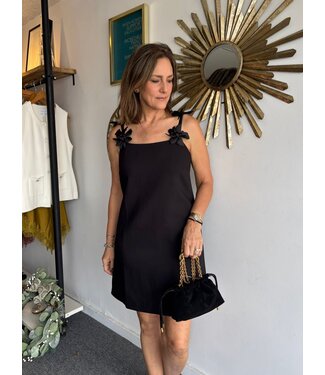 Black Dress With Flowers