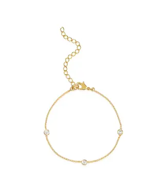 Multistone Chain Bracelet