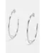 Delicate Silver Hoop Earrings