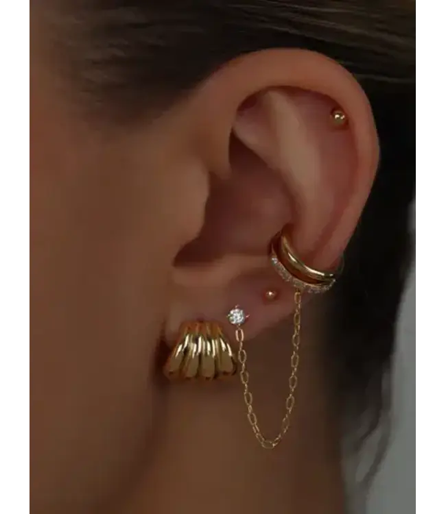 Sculpt Stud Earrings