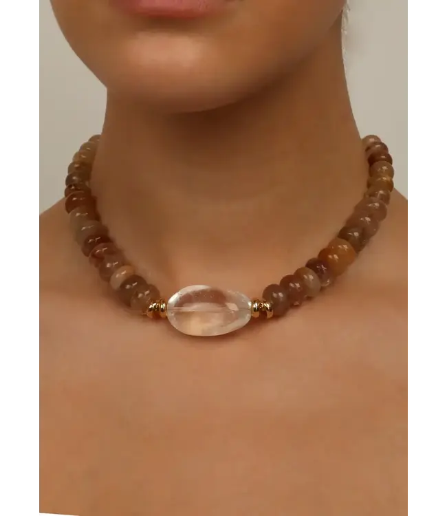 El Silencio Necklace Rutilated Quartz