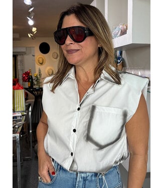 White Top Graffiti Borders