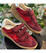 Velcro Oxblood Suede Sneaker