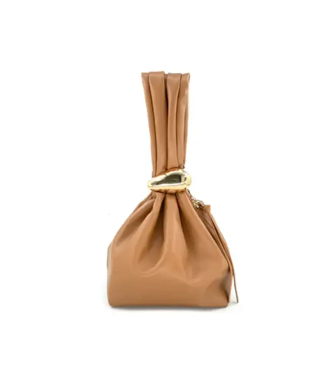 Handbag with Gold Accent