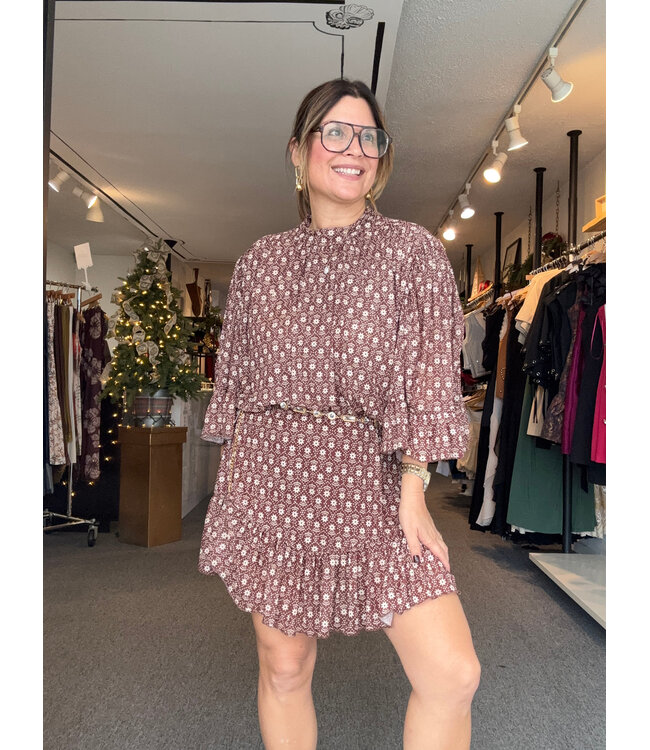 Tulle Essencia Print Dress