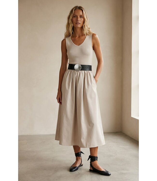 Sleeveless Midi Dress