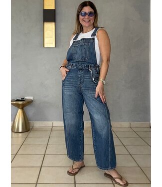 Mid Waisted Barrel Overall