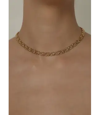 Barbell Link Chain Necklace