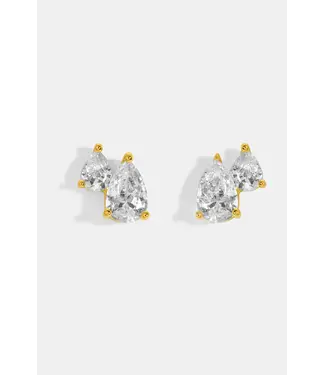 Oasis Mirrored Stud Earrings