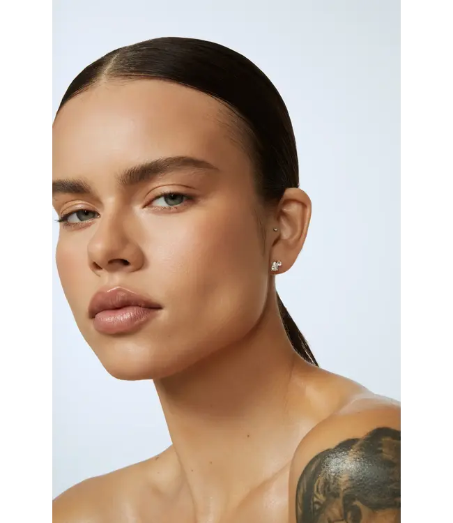 Oasis Mirrored Stud Earrings