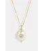 Pearl Stone White Topaz Pendant