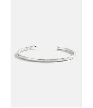 Thin Cuff Bracelet Silver
