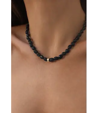 Positano Necklace Black Tourmaline