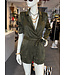 Satin Romper Olive