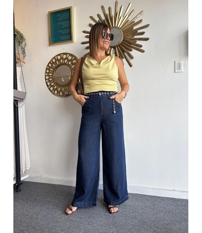 Cowl Back Detail Top