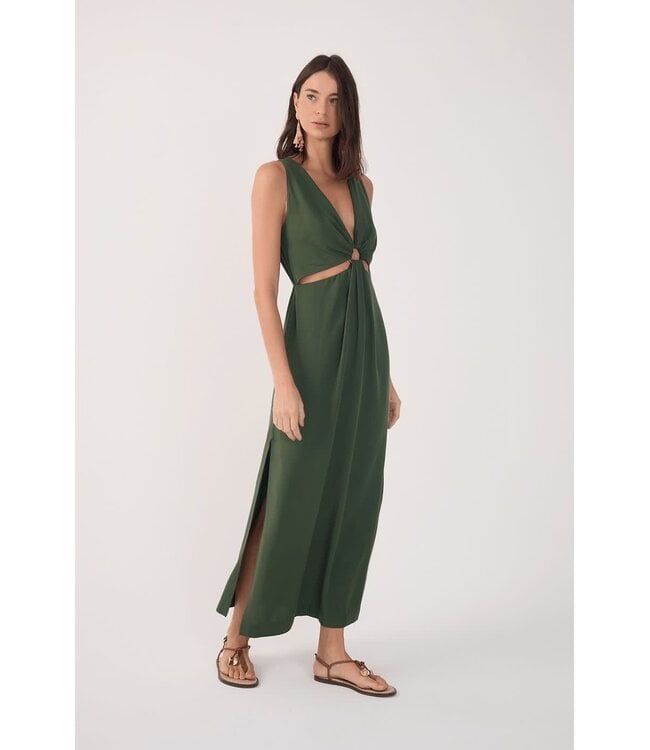 Cutout Detail Maxi Dress