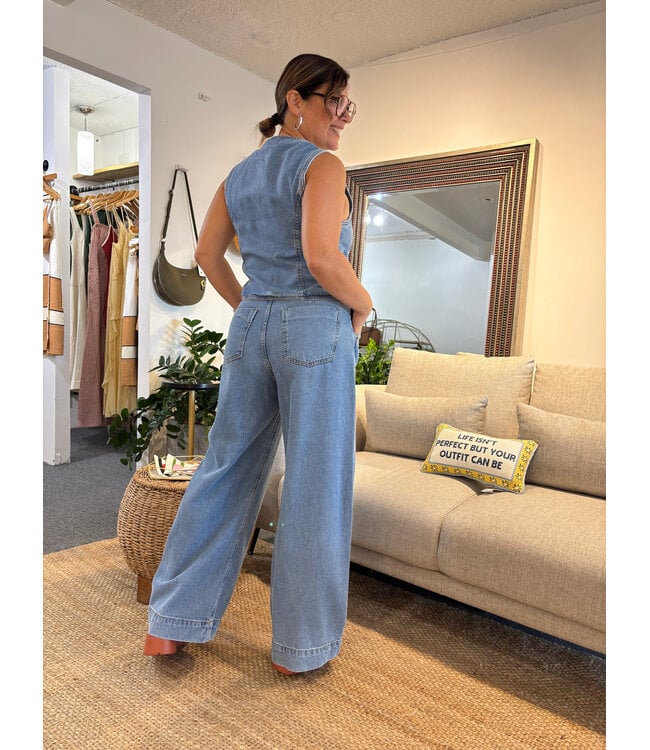 Utility Wide Leg Jeans