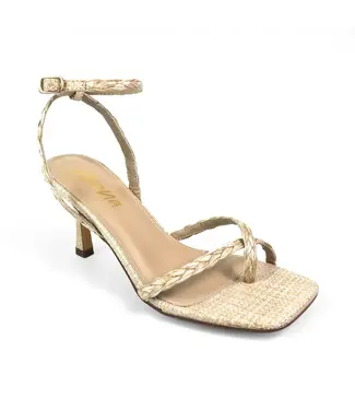 Raffia Kitten Heel