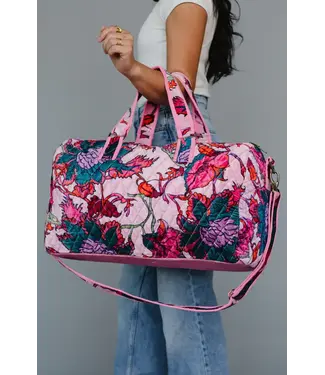 Floral Duffel Bag