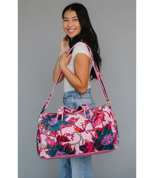 Floral Duffel Bag