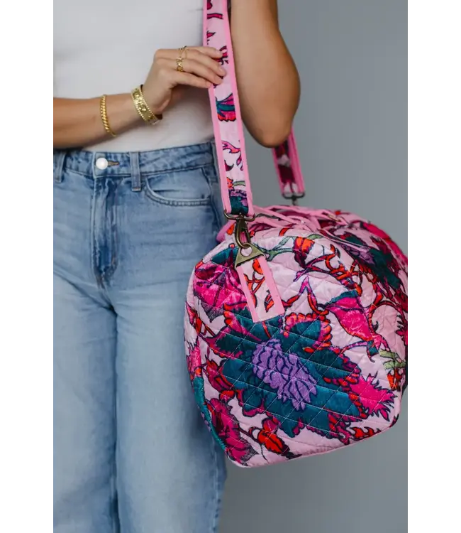 Floral Duffel Bag