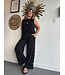 Side Metal Wide Leg Pants