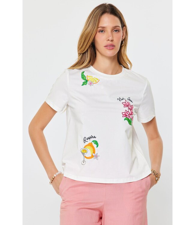 Embroidered T Shirt