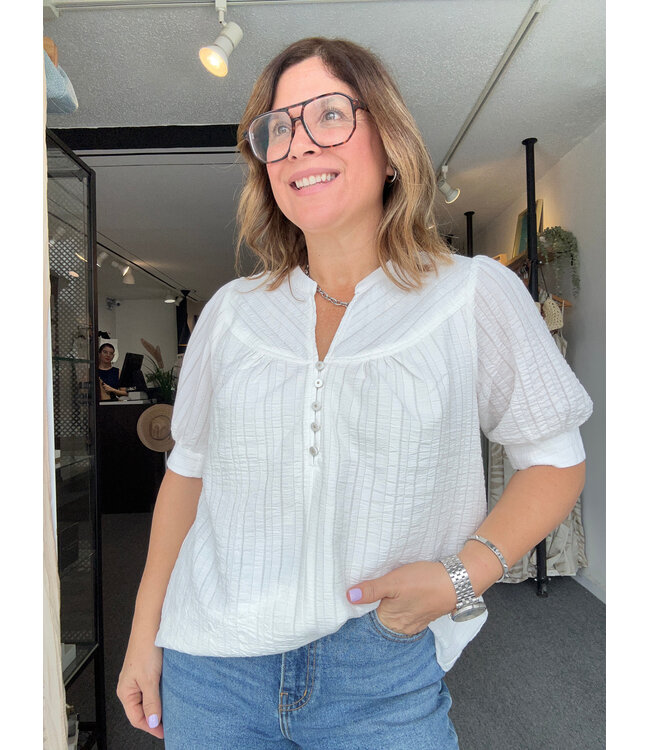 Split neck Blouse