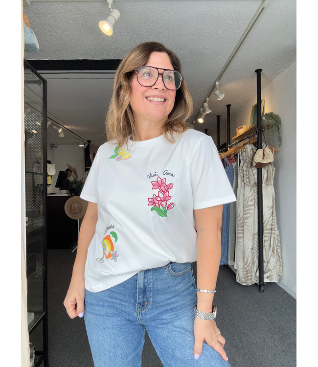 Embroidered T Shirt