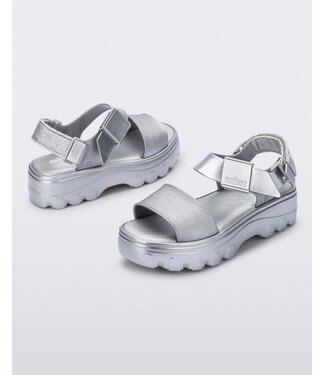 Melissa Melissa Silver Kick Off Sandal Metallic